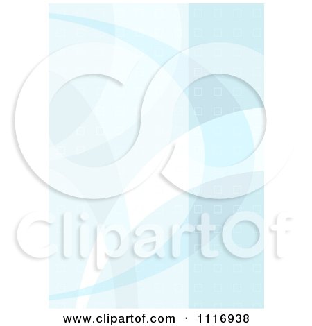 Vector Clipart Of An Abstract Blue Background With Curves - Royalty Free Graphic Illustration by dero