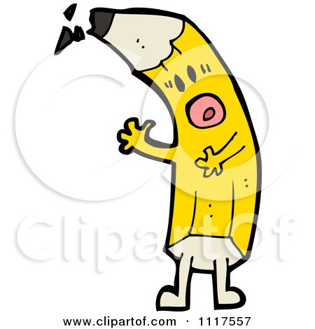 School Cartoon Of A Yellow Pencil Character 15 - Royalty Free Vector Clipart by lineartestpilot