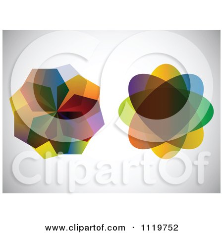 Clipart Of Colorful Designs - Royalty Free Vector Illustration by Andrei Marincas