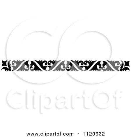 Clipart Of A Retro Vintage Black And White Border 8 - Royalty Free Vector Illustration by Prawny Vintage