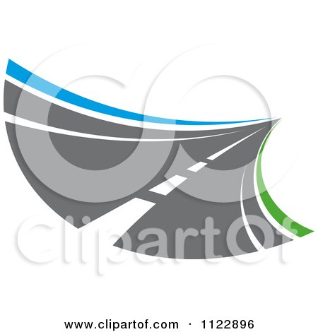Clipart Of A Road 6 - Royalty Free Vector Illustration by Vector Tradition SM