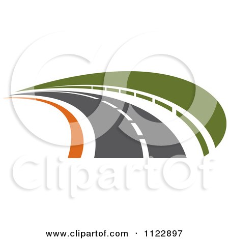 Clipart Of A Road 5 - Royalty Free Vector Illustration by Vector Tradition SM
