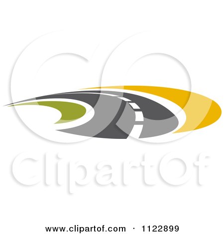 Clipart Of A Road 4 - Royalty Free Vector Illustration by Vector Tradition SM