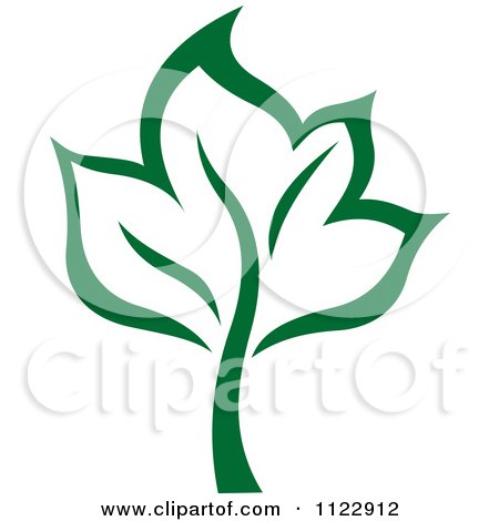 Clipart Of A Green Tree 5 - Royalty Free Vector Illustration by Vector Tradition SM