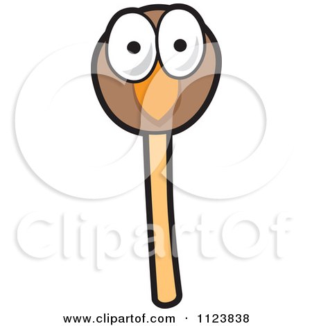 Cartoon Of A Bird Cake Pop Dessert - Royalty Free Vector Clipart by Mascot Junction