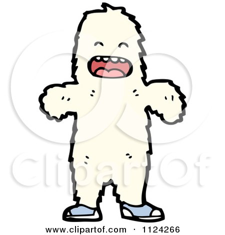Fantasy Cartoon Of A Monster - Royalty Free Vector Clipart by lineartestpilot
