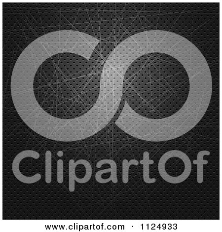 Clipart Of A Black Scratched Metal Background 1 - Royalty Free Vector Illustration by vectorace