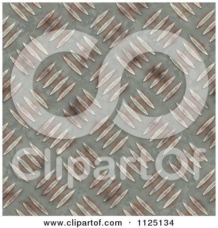 Clipart Of A Seamless Metal Diamond Plate Texture Background Pattern - Royalty Free CGI Illustration by Ralf61