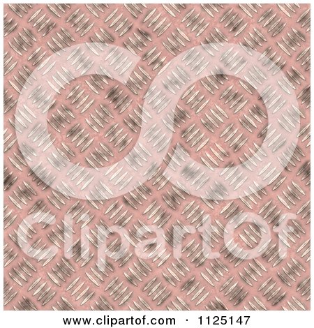 Clipart Of A Seamless Pink Metal Diamond Plate Texture Background Pattern - Royalty Free CGI Illustration by Ralf61