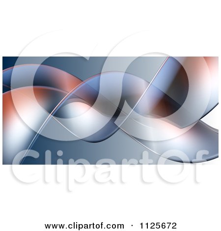 Clipart Of A 3d Background Of Tendrils - Royalty Free CGI Illustration by chrisroll