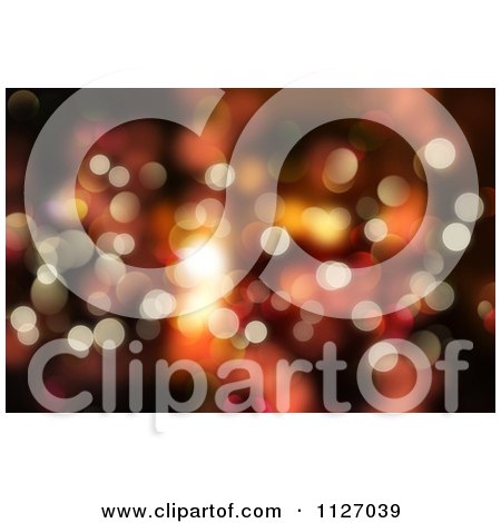 Clipart Of A Bokeh Christmas Background Of Sparkles - Royalty Free CGI Illustration by KJ Pargeter