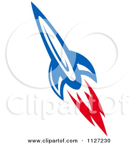 Clipart Of A Rocket Shuttle 8 - Royalty Free Vector Illustration by Vector Tradition SM