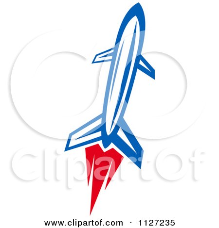 Clipart Of A Rocket Shuttle 4 - Royalty Free Vector Illustration by Vector Tradition SM