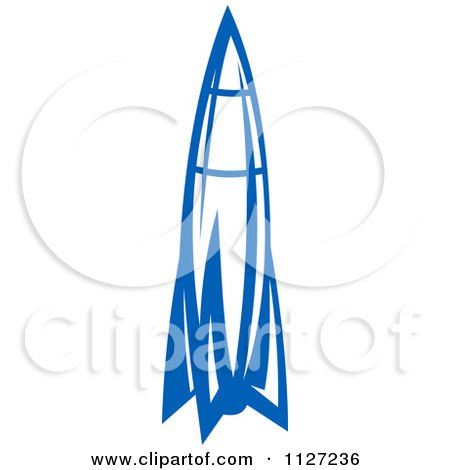 Clipart Of A Rocket Shuttle 2 - Royalty Free Vector Illustration by Vector Tradition SM