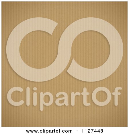Clipart Of A Brown Corrugated Cardboard Background - Royalty Free Vector Illustration by elaineitalia