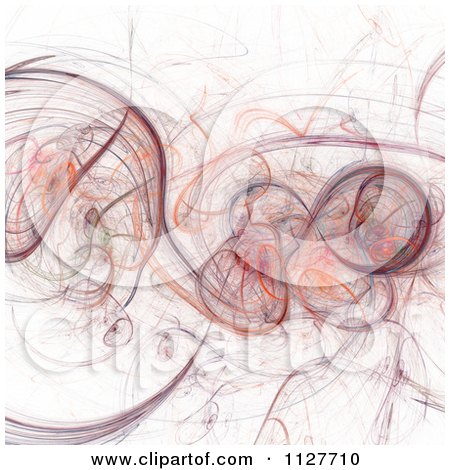 Clipart Of An Abstract Smokey Background - Royalty Free Illustration by oboy