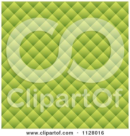 Clipart Of A Green Snake Skin Texture Background - Royalty Free Vector Illustration by michaeltravers