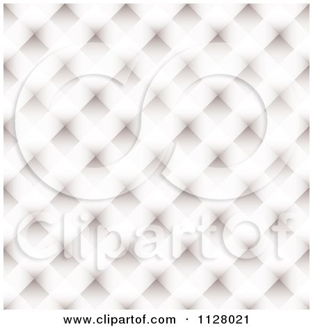 Clipart Of A White Lattice Texture Background - Royalty Free Vector Illustration by michaeltravers