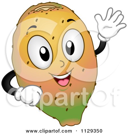 Cartoon Of A Prickly Pear Cactus Mascot Holding A Thumb Up - Royalty Free Vector Clipart by BNP Design Studio