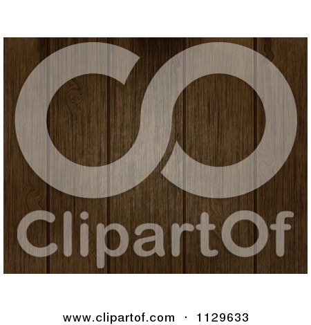 Clipart Of A Rustic Wood Panel Background - Royalty Free Illustration by elaineitalia