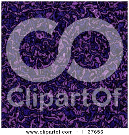 Clipart Of A Seamless Purple Tangle Texture Background Pattern - Royalty Free CGI Illustration by Ralf61