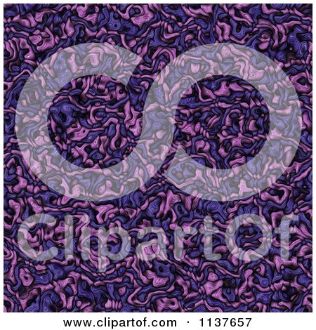 Clipart Of A Seamless Purple Tangle Texture Background Pattern Version 2 - Royalty Free CGI Illustration by Ralf61
