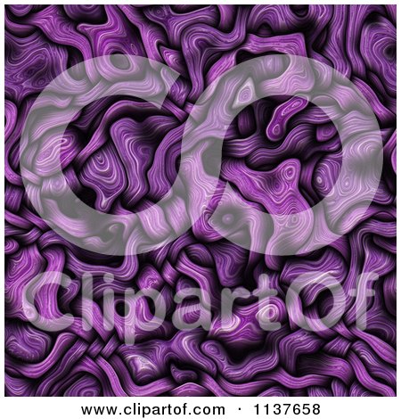 Clipart Of A Seamless Purple Tangle Texture Background Pattern Version 3 - Royalty Free CGI Illustration by Ralf61