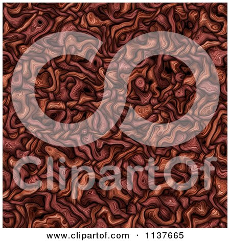 Clipart Of A Seamless Red Tangle Texture Background Pattern Version 7 - Royalty Free CGI Illustration by Ralf61