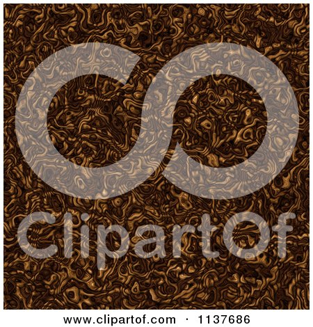 Clipart Of A Seamless Brown Tangle Texture Background Pattern Version 5 - Royalty Free CGI Illustration by Ralf61