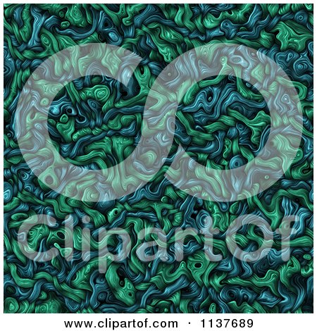 Clipart Of A Seamless Blue Tangle Texture Background Pattern Version 3 - Royalty Free CGI Illustration by Ralf61