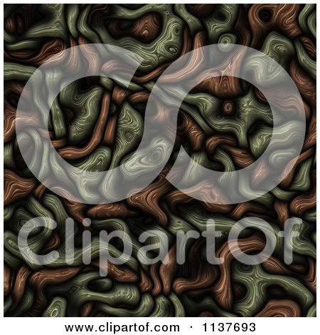 Clipart Of A Seamless Tangle Texture Background Pattern Version 2 - Royalty Free CGI Illustration by Ralf61