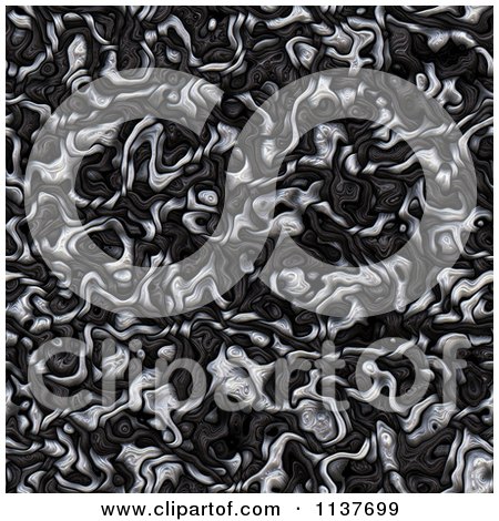 Clipart Of A Seamless Silver Tangle Texture Background Pattern Version 8 - Royalty Free CGI Illustration by Ralf61