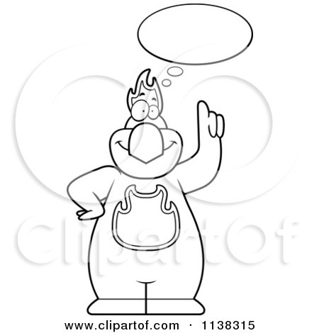 Cartoon Clipart Of An Outlined Phoenix Bird Talking - Black And White Vector Coloring Page by Cory Thoman