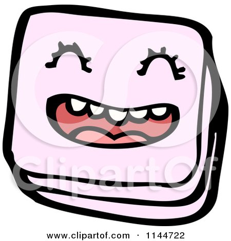 Cartoon of a Piece of Licorice Candy Mascot - Royalty Free Vector Clipart by lineartestpilot