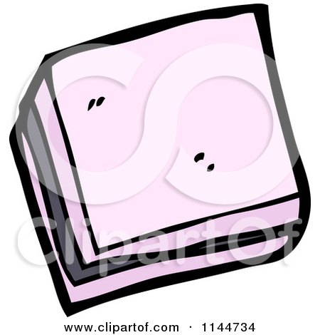 Cartoon of a Piece of Licorice Candy - Royalty Free Vector Clipart by lineartestpilot