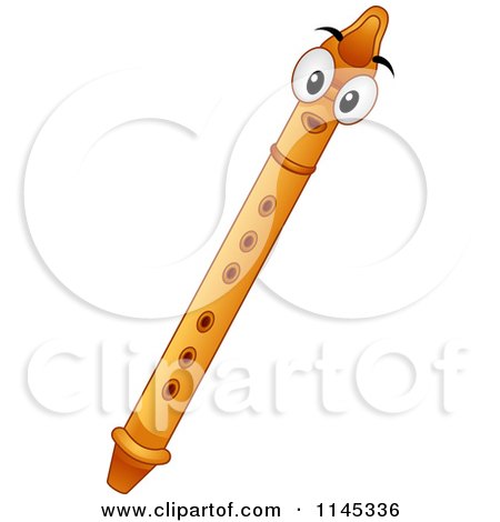 Cartoon of a Flut Mascot - Royalty Free Vector Clipart by BNP Design Studio