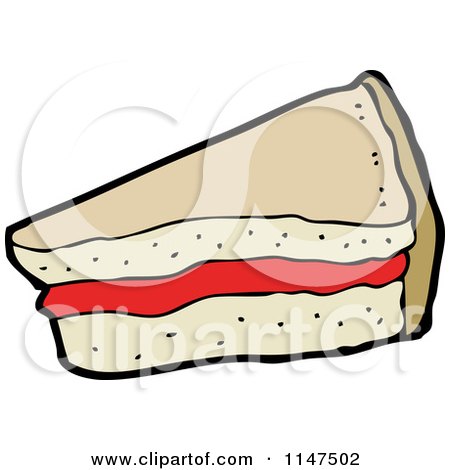 Cartoon of a Pie Slice - Royalty Free Vector Clipart by lineartestpilot
