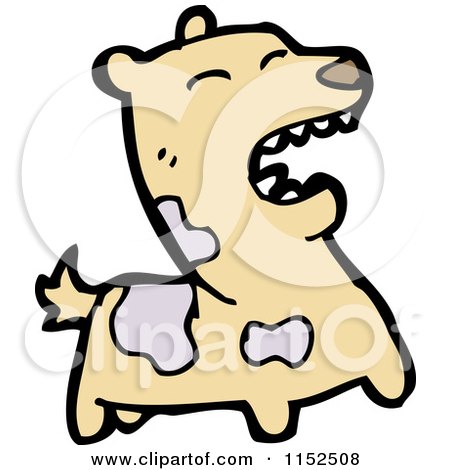 Cartoon of a Dog - Royalty Free Vector Illustration by lineartestpilot