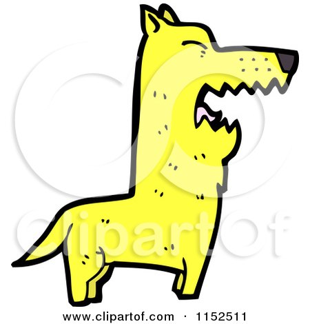 Cartoon of a Dog - Royalty Free Vector Illustration by lineartestpilot