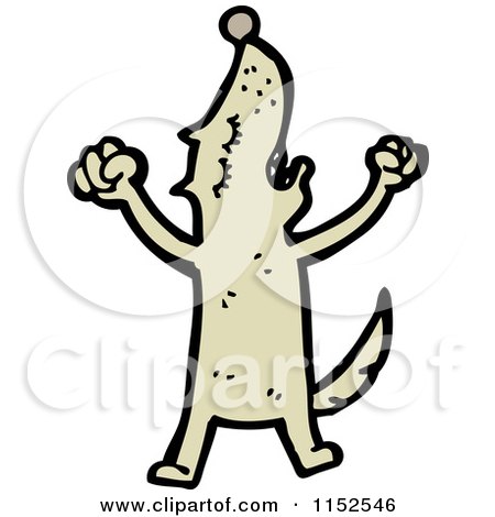 Cartoon of a Dog - Royalty Free Vector Illustration by lineartestpilot