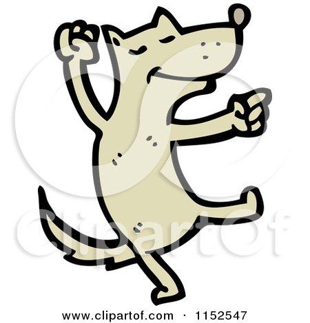 Cartoon of a Dog - Royalty Free Vector Illustration by lineartestpilot