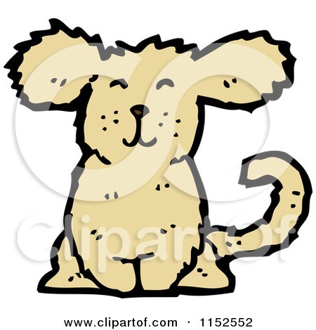 Cartoon of a Dog - Royalty Free Vector Illustration by lineartestpilot