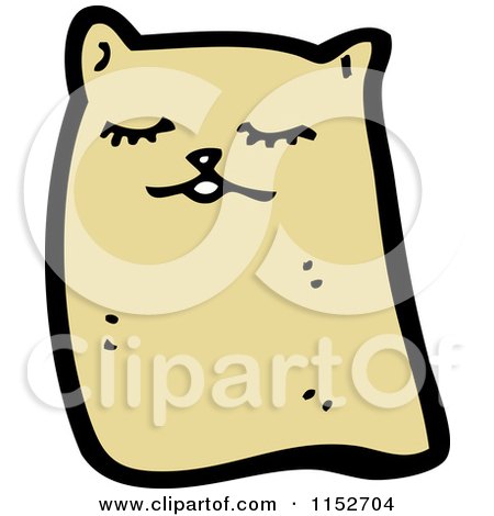 Cartoon of a Cat - Royalty Free Vector Illustration by lineartestpilot