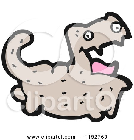 Cartoon of a Cat - Royalty Free Vector Illustration by lineartestpilot