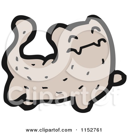 Cartoon of a Cat - Royalty Free Vector Illustration by lineartestpilot