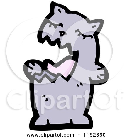 Cartoon of a Cat - Royalty Free Vector Illustration by lineartestpilot