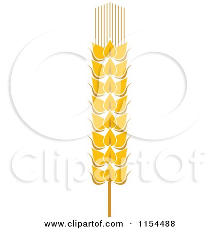 Clipart of a Whole Grain Ear 4 - Royalty Free Vector Illustration by Vector Tradition SM