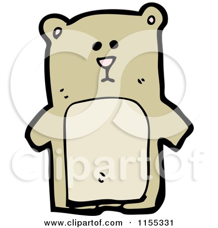 Cartoon of a Bear - Royalty Free Vector Illustration by lineartestpilot