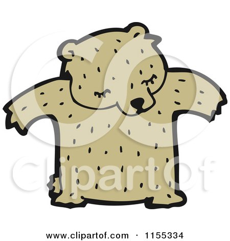 Cartoon of a Bear - Royalty Free Vector Illustration by lineartestpilot