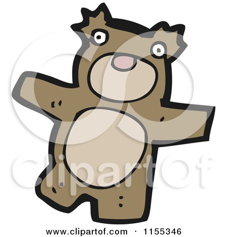 Cartoon of a Bear - Royalty Free Vector Illustration by lineartestpilot